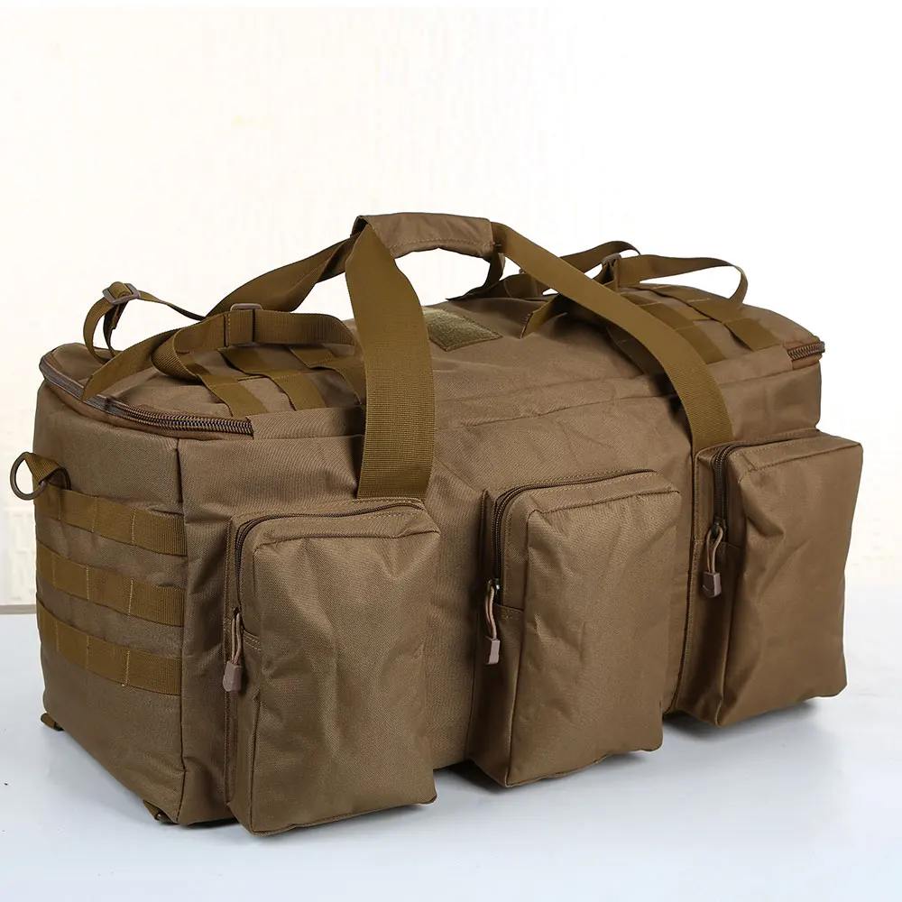 55L Luggage Duffel Bag Camping Backpack Tactical Large Bags Men's Hiking Travel Mountaineering Trip Utility Gym Weekend Duffle - Image 5