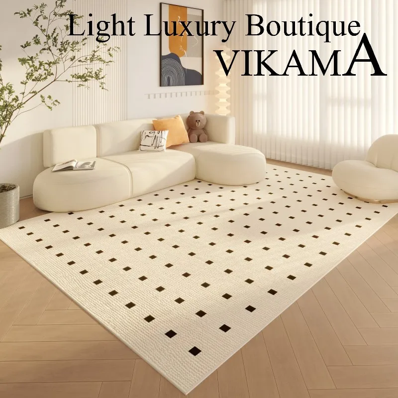 VIKAMA Ins Wind Loop Pile Carpet Waterproof Living Room Sofa Tea Table Bedroom Bedside Cloakroom Floor Cushion Home Decoration - Image 3