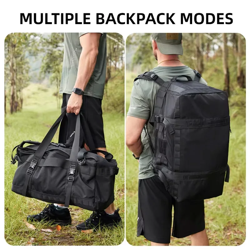 106L 40L Luggage Duffel Bag Camping Backpack Tactical Large Bag Men's Hiking Mountaineering Trip Utility Gym Weekend Travel Bag - Image 2
