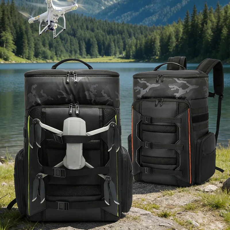 FPV Drone Backpack Case Shoulder Bag for UAV 15.6" Laptop Travel Camera Case 40L Outdoor Bag for Camping Travel Backpack