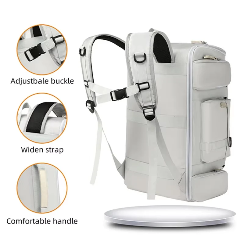 Camping Travel Backpack Large Multi-functional Handbags for Women Men Traveling Dry Wet Storage Laptop Fitness Training Gym Bag - Image 4
