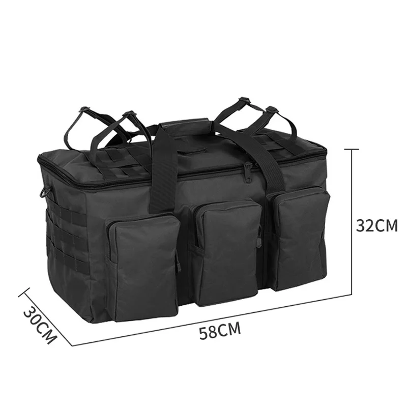 55L Luggage Duffel Bag Camping Backpack Tactical Large Bags Men's Hiking Travel Mountaineering Trip Utility Gym Weekend Duffle - Image 6