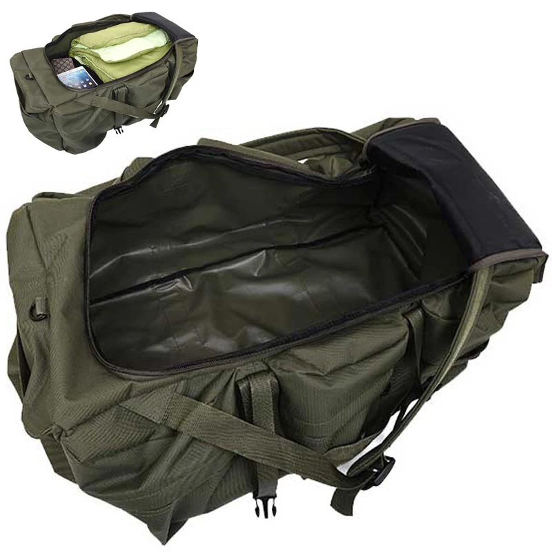 100L Tactical Luggage Duffel Camping Bag Travel Backpack for Men Outdoor Shoulder Large Hiking Tourist Storage Rucksack - Image 3