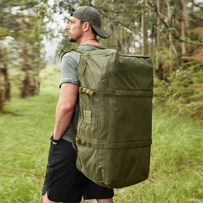 106L 40L Luggage Duffel Bag Camping Backpack Tactical Large Bag Men's Hiking Mountaineering Trip Utility Gym Weekend Travel Bag - Image 3