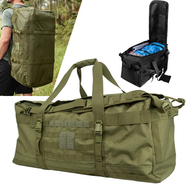 106L 40L Luggage Duffel Bag Camping Backpack Tactical Large Bag Men's Hiking Mountaineering Trip Utility Gym Weekend Travel Bag