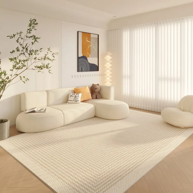 VIKAMA Ins Wind Loop Pile Carpet Waterproof Living Room Sofa Tea Table Bedroom Bedside Cloakroom Floor Cushion Home Decoration - Image 4