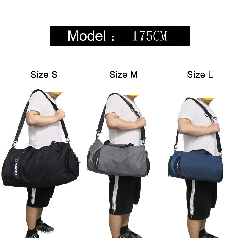 Large Gym Bag Fitness Bags Wet Dry Training Men Yoga For Shoes Travel Shoulder Handbags Multifunction Work Out Swimming Bag Pack - Image 3