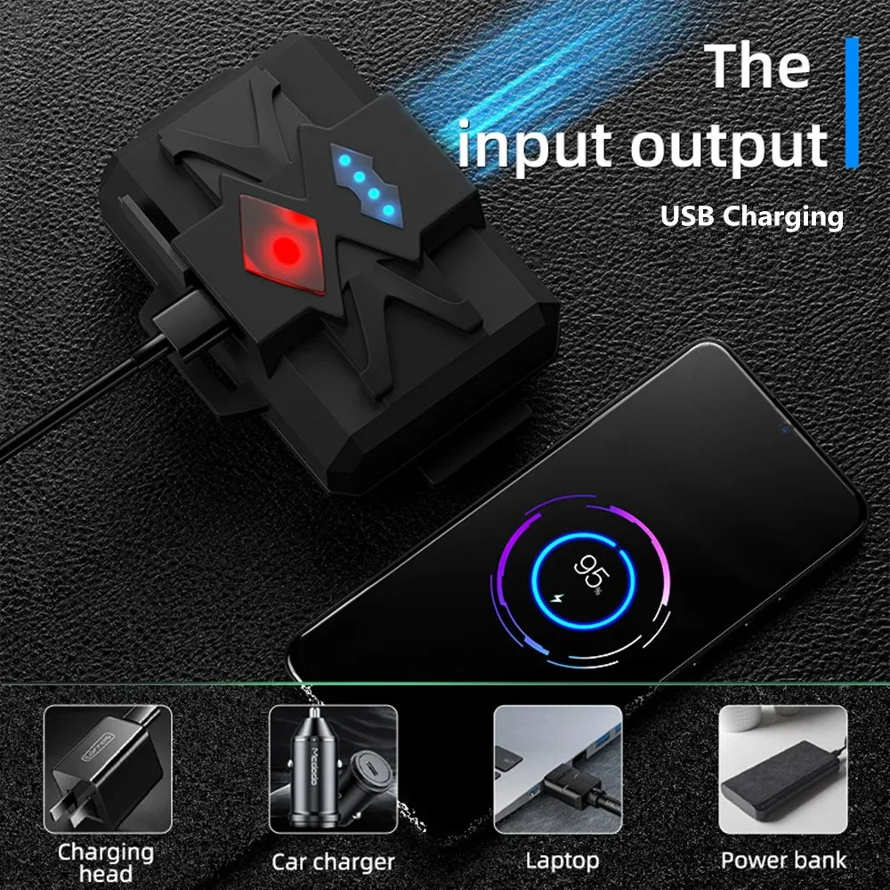 Super Bright XHP360 LED Headlamp USB Rechargeable Powerful Headlight Zoom Head Flashlight Waterproof Lamp For Camping Fishing - Image 4