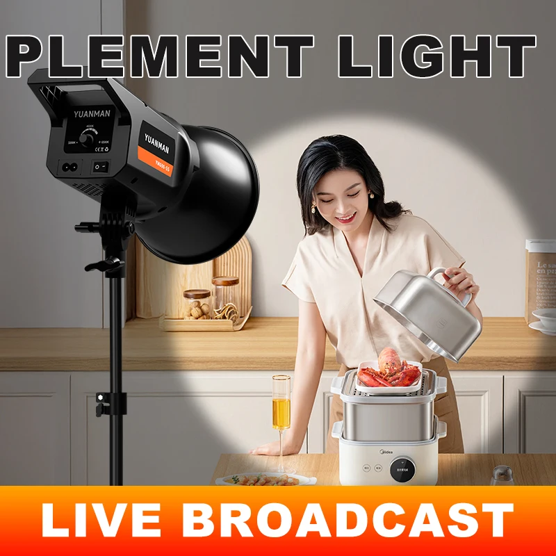 100W COB LED Video Lights with Bowens Mount Kit Continuous Output Lighting Spotlight Photography Shooting Light with Reflector - Image 4