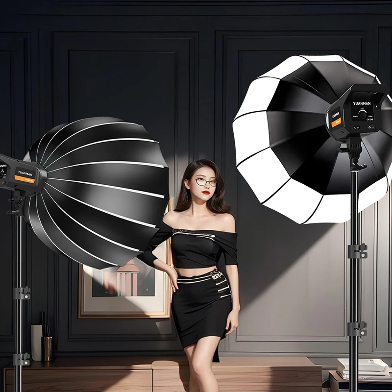100W COB LED Video Lights with Bowens Mount Kit Continuous Output Lighting Spotlight Photography Shooting Light with Reflector - Image 6