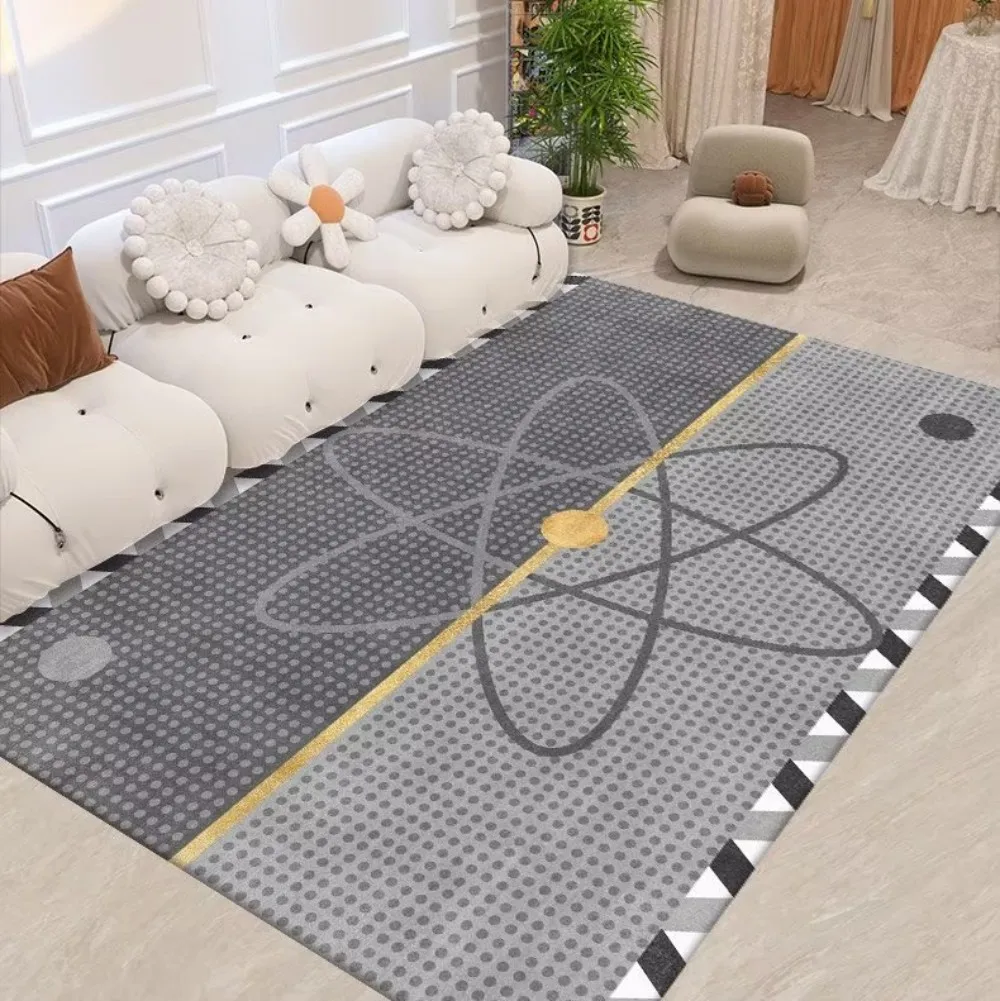 VIKAMA Scandinavian Style Geometric Rug Living Room Study Wearable Design Modern Home Studio Ins Style Space - Image 2