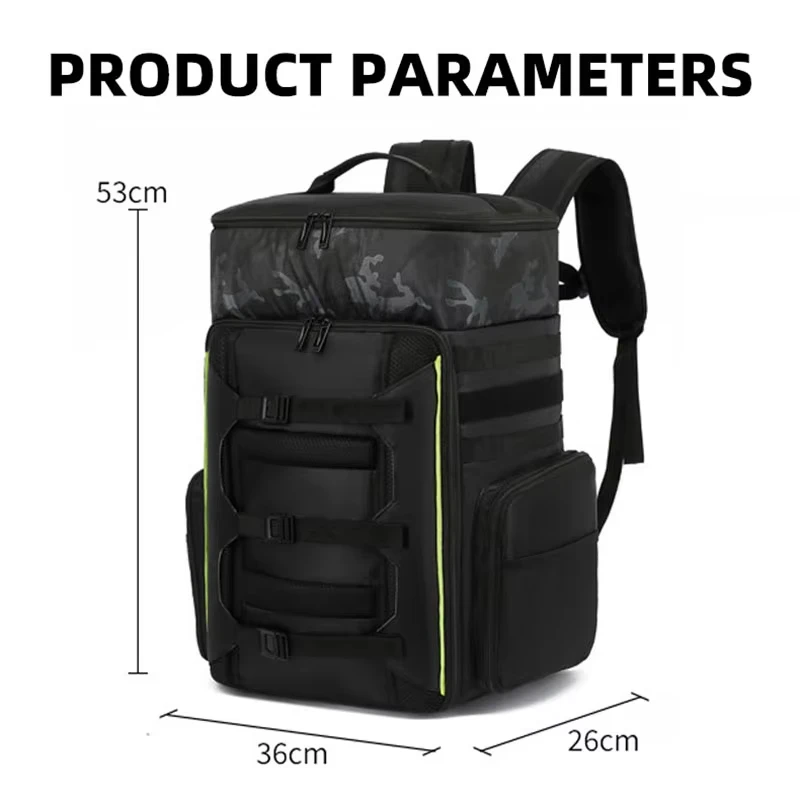 FPV Drone Backpack Case Shoulder Bag for UAV 15.6" Laptop Travel Camera Case 40L Outdoor Bag for Camping Travel Backpack - Image 6