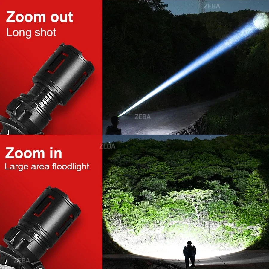 2026 Super Bright LED Headlamp Powerful 3*18650 Battery Rechargeable Projector Head Light Fishing Camping Zoom Head Lanterns - Image 5