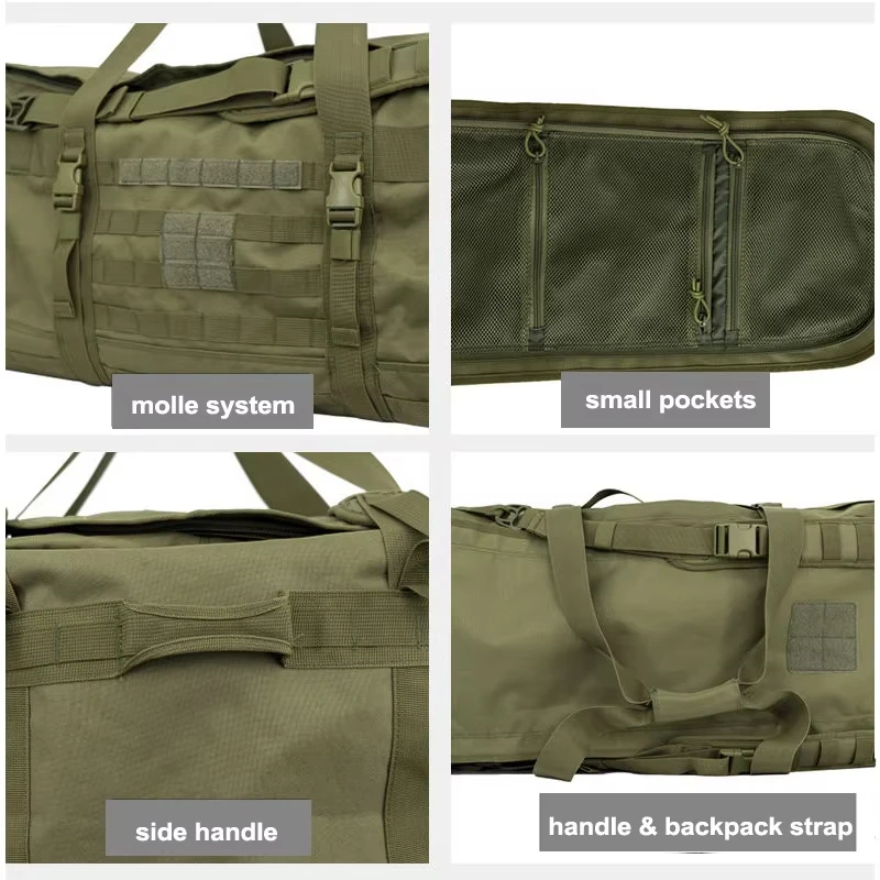 106L 40L Luggage Duffel Bag Camping Backpack Tactical Large Bag Men's Hiking Mountaineering Trip Utility Gym Weekend Travel Bag - Image 5