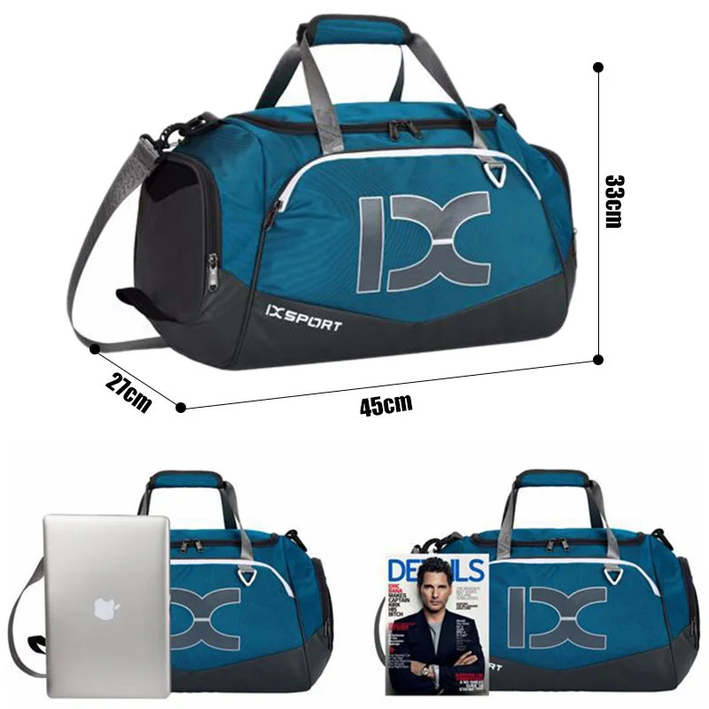 IX 40L Large Gym Bag Fitness Wet Dry Training Men Yoga For Shoes Travel Shoulder Handbags Multifunction Work Out Swimming Bag - Image 5