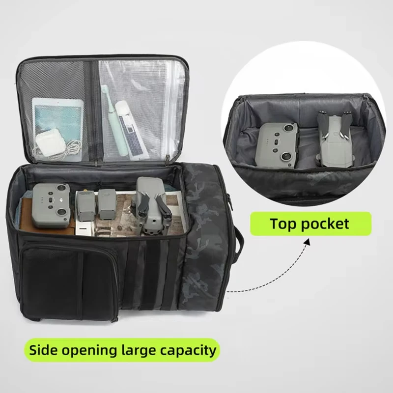 FPV Drone Backpack Case Shoulder Bag for UAV 15.6" Laptop Travel Camera Case 40L Outdoor Bag for Camping Travel Backpack - Image 3