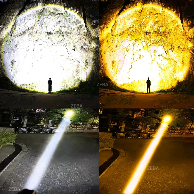 2026 Powerful LED Headlamp Type-C Rechargeable Headlight 3*18650 Head Flashlights High Power Head Lamp Fishing Zoom Headlights - Image 2