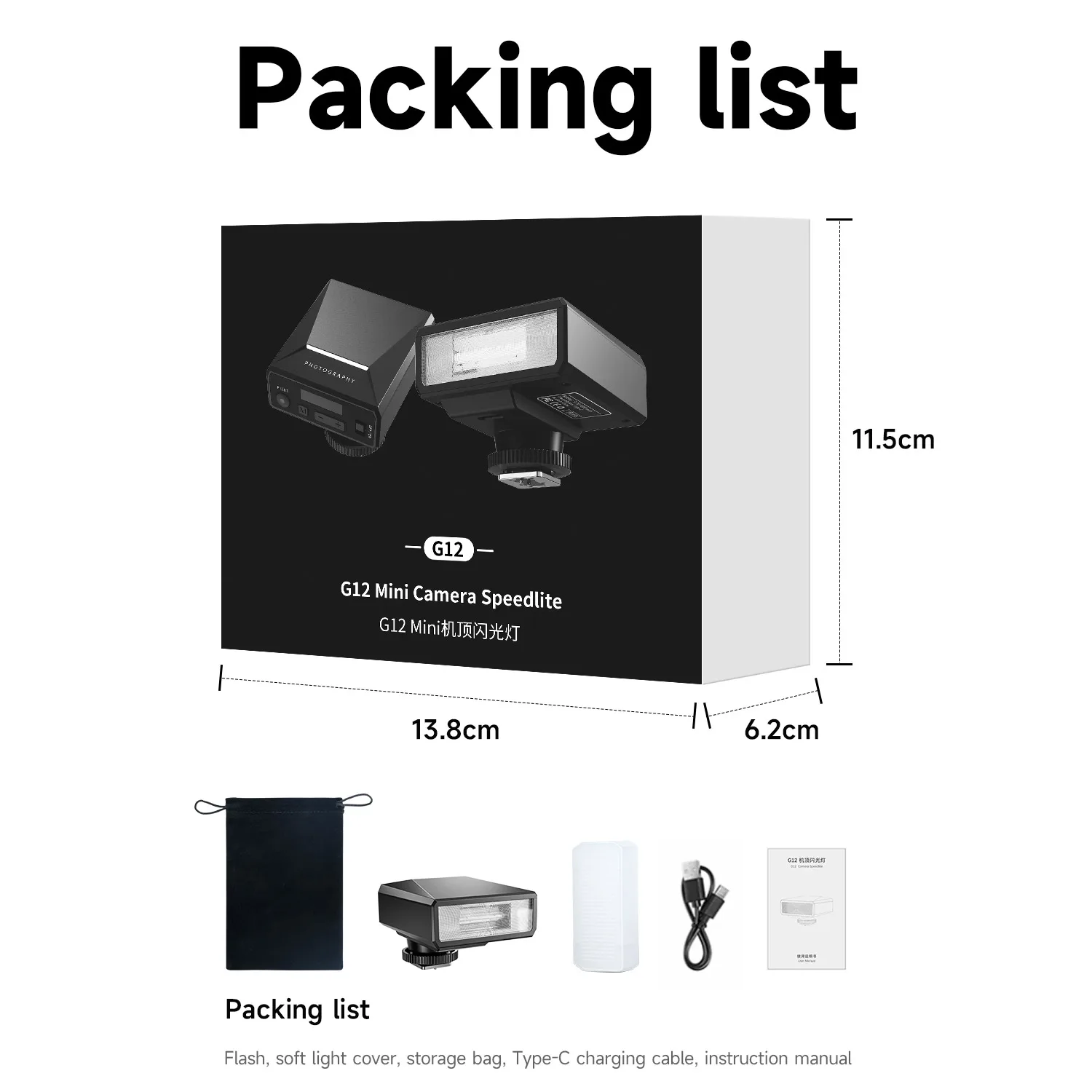 Vintage mini flash microsingle camera external roof light hot shoe for Sony Canon Nikon portable small photography fill light - Image 5