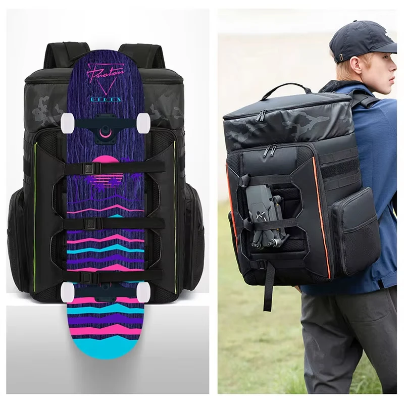 FPV Drone Backpack Case Shoulder Bag for UAV 15.6" Laptop Travel Camera Case 40L Outdoor Bag for Camping Travel Backpack - Image 2