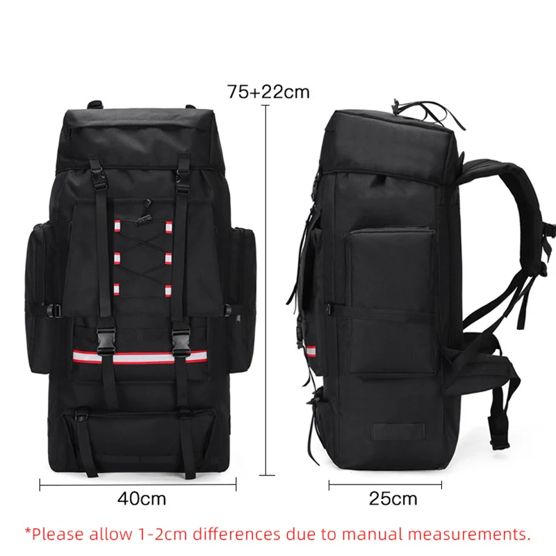 130L 80L Hiking Camping Backpack Travel Large Luggage Bag Trekking Outdoor Sports Pack Molle Trekking Rucksack For Men Big Bag - Image 2